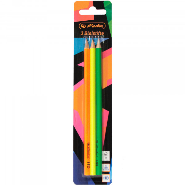Ołówek(3) hb neon art 