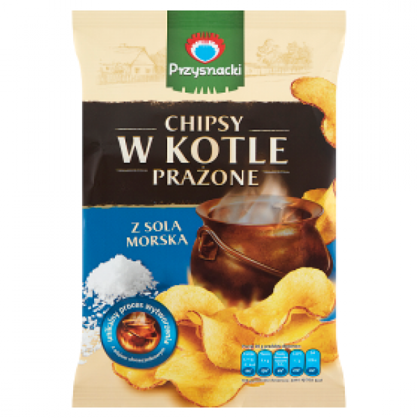 Przysnacki Chipsy w kotle prażone z solą morską 30g