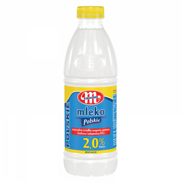 Mlekovita Mleko spożywcze Polskie 2% tłuszczu 1L