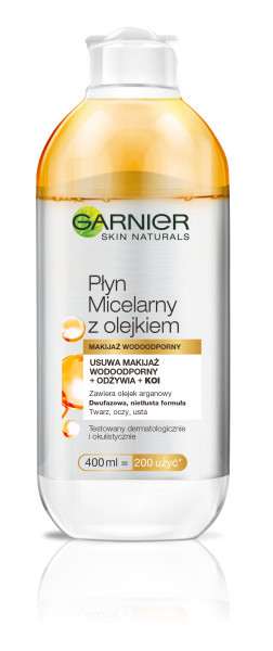 Garnier Skin Naturals Płyn micelarny z olejkiem 400 ml