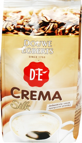 Kawa Douwe Egberts Crema Silk ziarno 