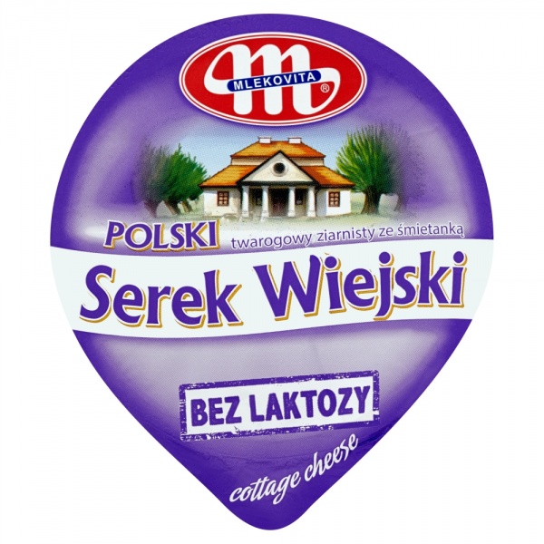 Mlekovita Serek wiejski Polski bez laktozy 180g