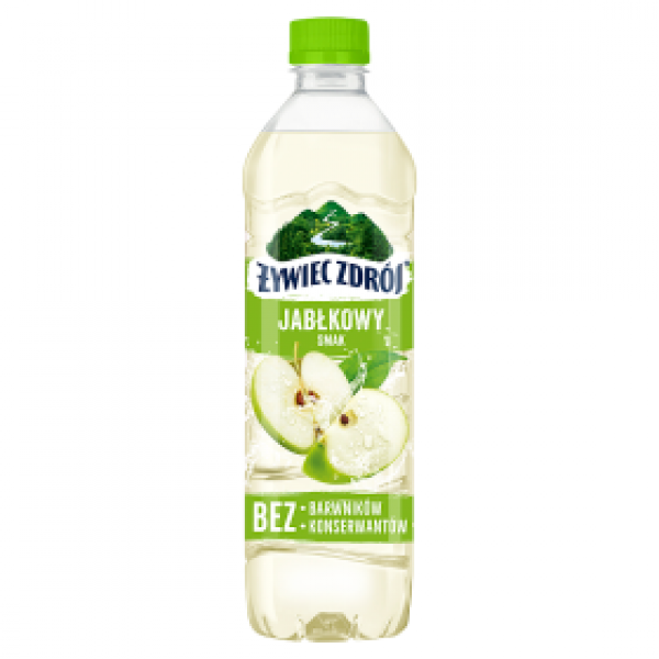 Napój ngaz Żywiec Zdrój z nutą jabłka z sokiem doliczana jest kaucja 0,50 zł
