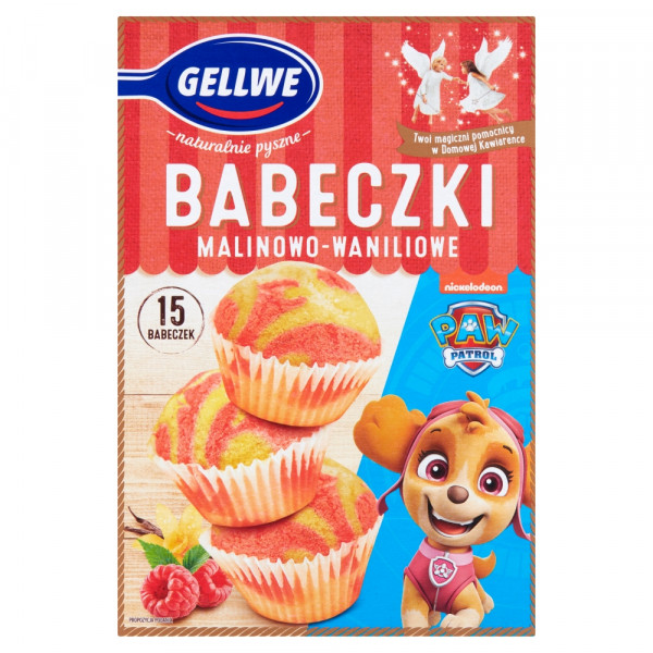 Babeczki gellwe malinowo-waniliowe 238g 
