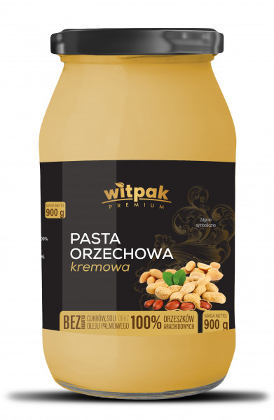 Pasta orzechowa Witpak kremowa 