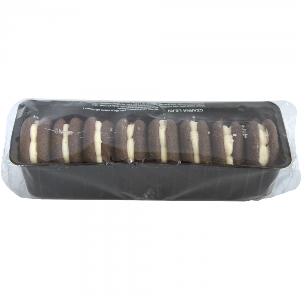 Delicpol Czarna Lejdi – biszkopty kakaowe z galaretką i kremem 125g