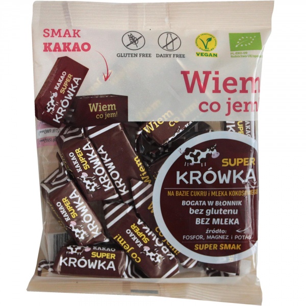 Krówki me gusto bio bez mleka wegan kakaowe 