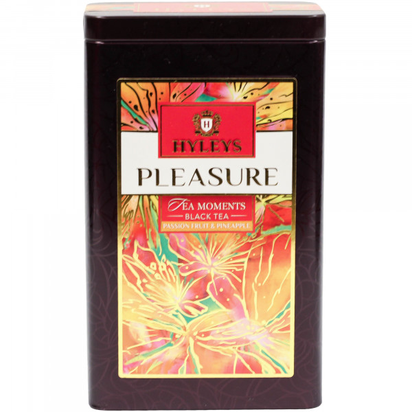 Herbata liść Hyleys pleasure black tea fruit &amp; pinneapple 