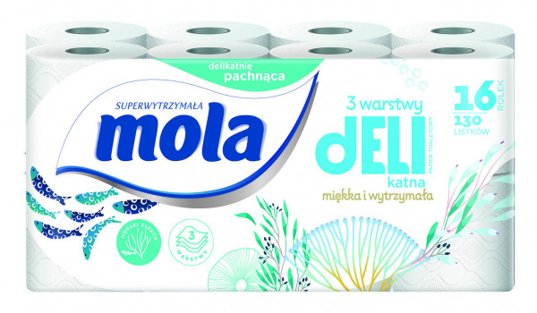Papier toaletowy Mola delikatna morska 