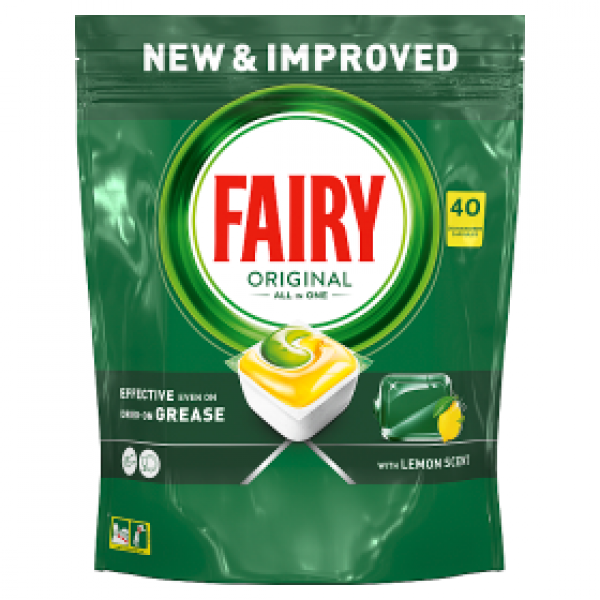 Kapsułki do zmywarek Fairy All in One Lemon 40 szt. 