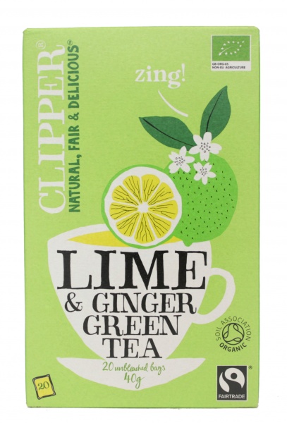 Herbata limonkowo-imbirowa organiczna 20szt 