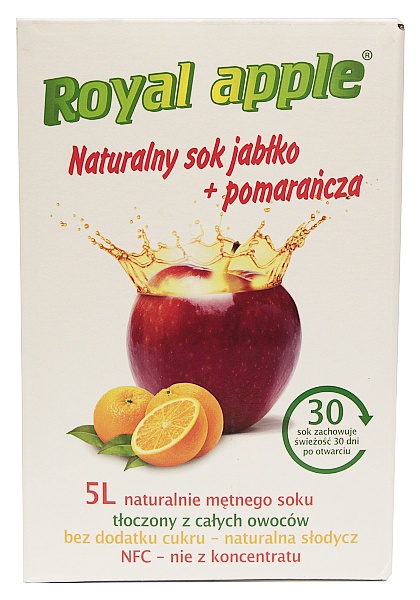 Sok jabłko-pomarańcz royal apple bezpośrednio tłoczony 