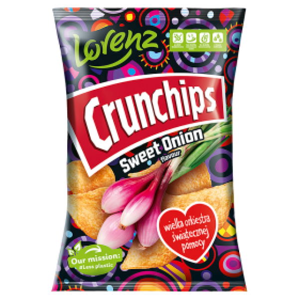 Chipsy Crunchips sweet onion wośp 130 g 
