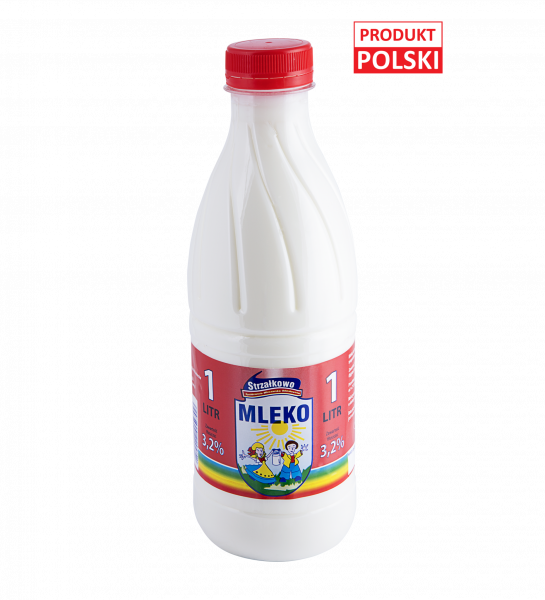 Mleko 3,2% butelka 1l