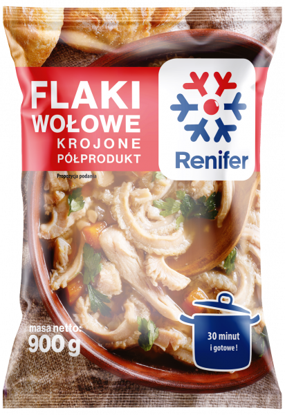 Flaki Renifer wołowe krojone 