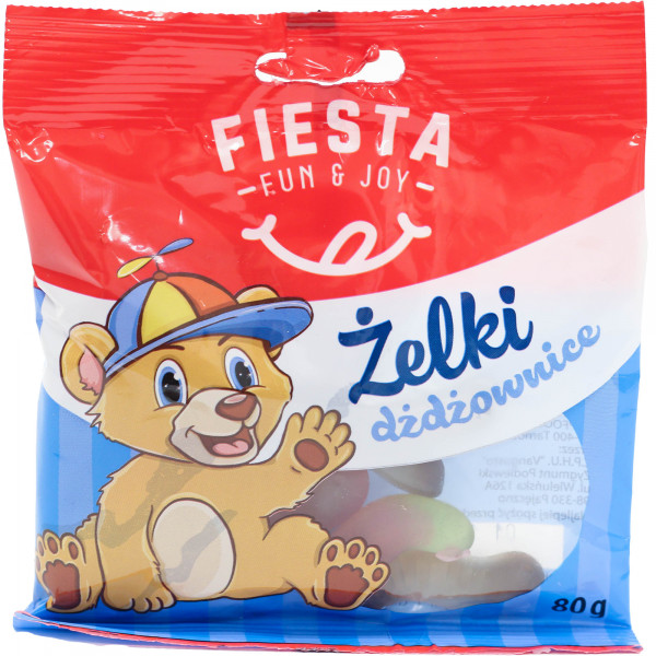 Żelki Fiesta dżdżownice 