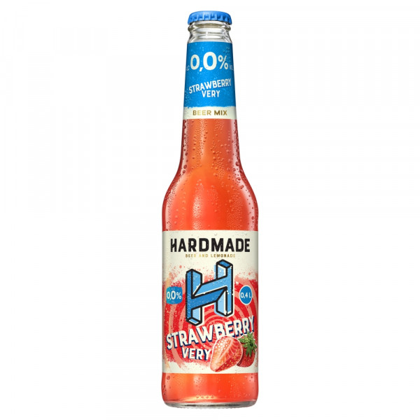 Piwo Hardmade Strawberry 0% butelka 
