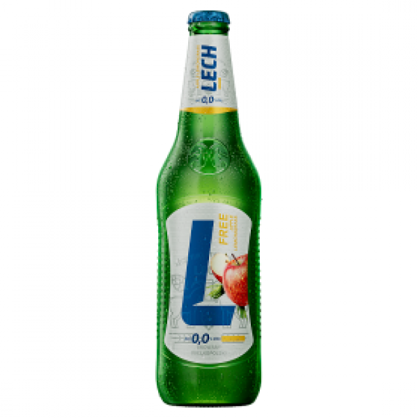 Piwo Lech Free Apple Lemongrass 0,0% butelka zwrotna 500ml