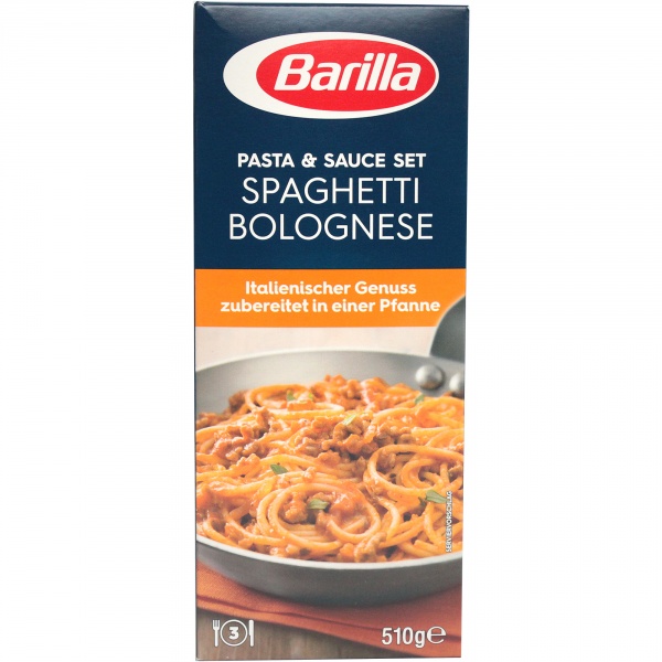 Gotowe danie makaron+sos bolognesse barilla 