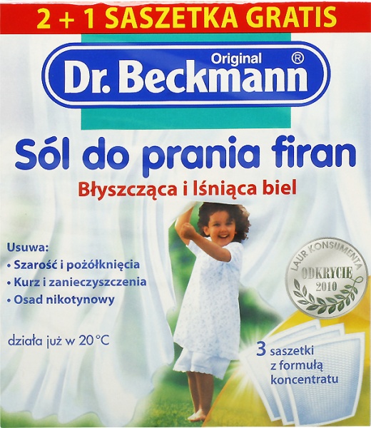 Dr.beckmann sól do prania firan 