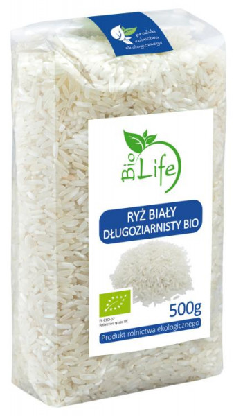 Ryż biolife bio biały pełnoziarnisty 