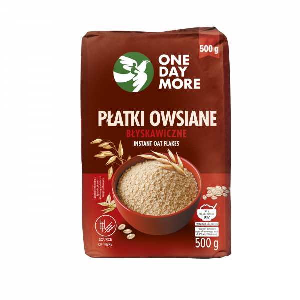 Płatki owsiane OneDayMore błyskawiczne 