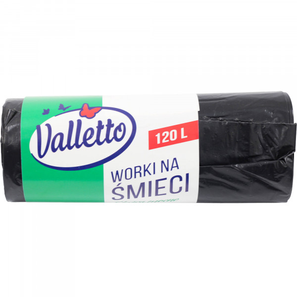 Worki na śmieci Valletto 120l ekstramocne 10szt 