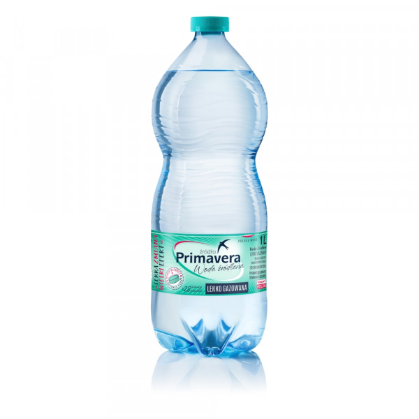 Woda lgaz Primavera źródlana 1l + kaucja 50 gr