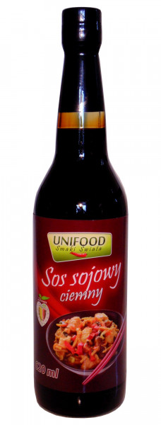 Sos unifood sojowy ciemny 620 ml 