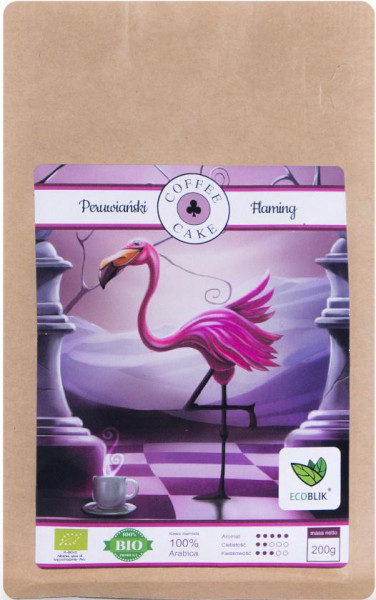 Kawa Ecoblik ziarnista Peru Flaming eko 