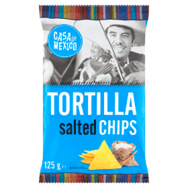 Case De Mexico Tortilla chips solone 125 g