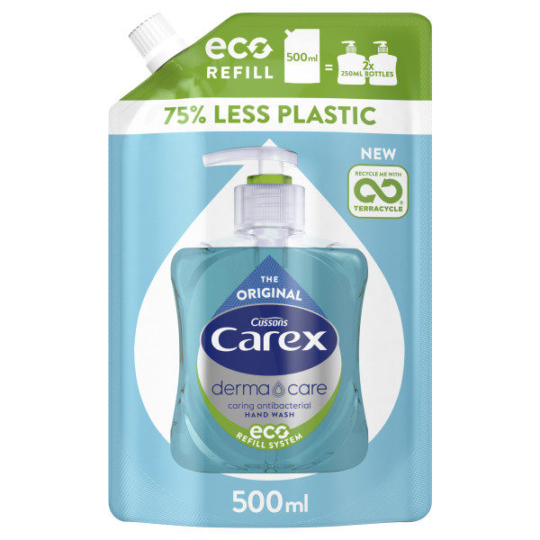 Carex Original Antybakteryjne mydło w płynie 500ml opakowanie uzupełniające