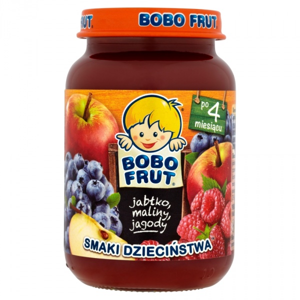 Deser Bobo Frut jabłko maliny jagody 