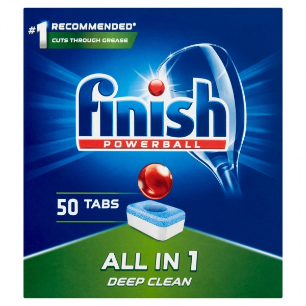 FINISH Powerball All in 1. Tabletki do mycia naczyń w zmywarce 50 regularne