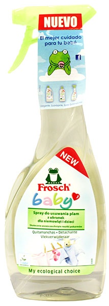 Spray Frosch do usuwania plam z ubranek dla dzieci i niemowląt 