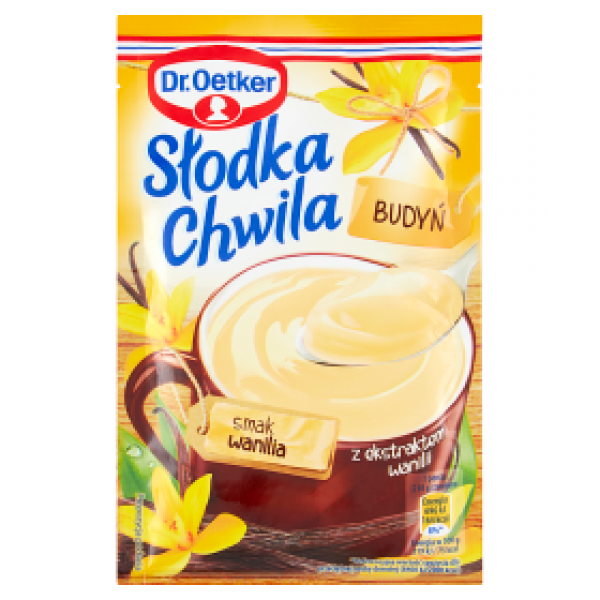 Dr. Oetker Słodka Chwila Budyń waniliowy 43g Nowa receptura