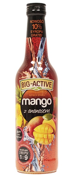 Syrop big active mango&amp;ananas 300ml+30ml 