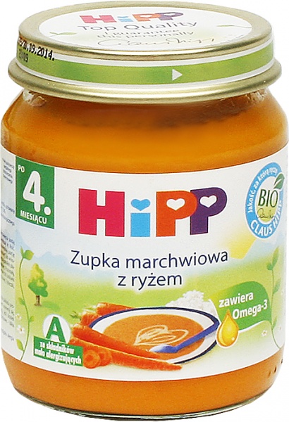 Zupka Hipp marchwiowa z ryżem