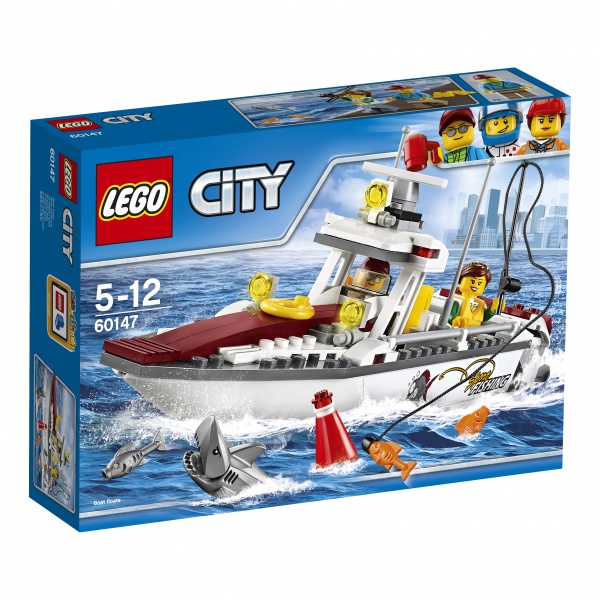 Lego City great vehicles łódź rybacka 60147 