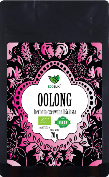 Herbata ekologiczna czerwona liściasta OOLONG 