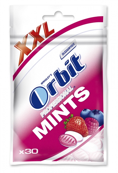 Orbit Professional Mints Forest Fruit XXL 30 sztuk/30g
