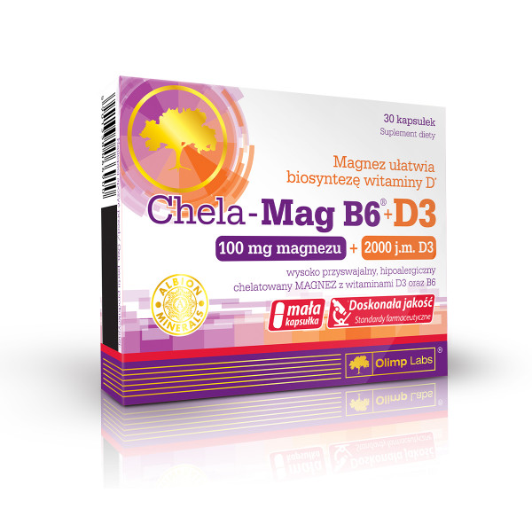 Chela-Mag B6®+D3 30 kapsułek Olimp Labs