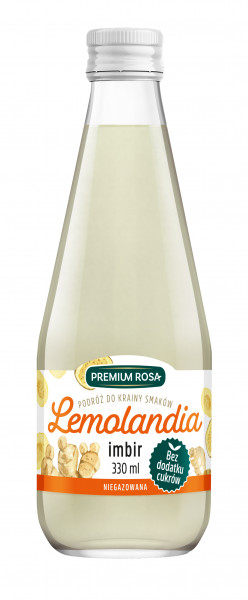 Napój ngaz Premium Rosa lemolandia imbir butelka 