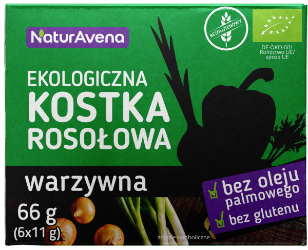 Kostka naturavena rosołowa warzywna bio 66g 