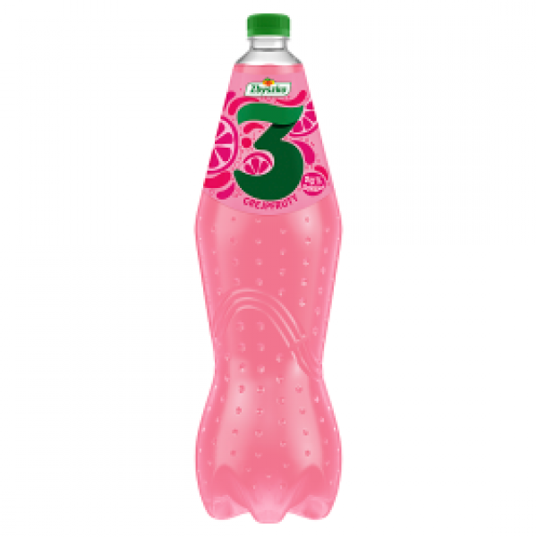 Napój gazowany Zbyszko 3 grejpfrut 20% soku + kaucja 0,50 zł