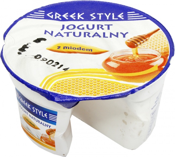 Jogurt naturalny greek style z miodem 
