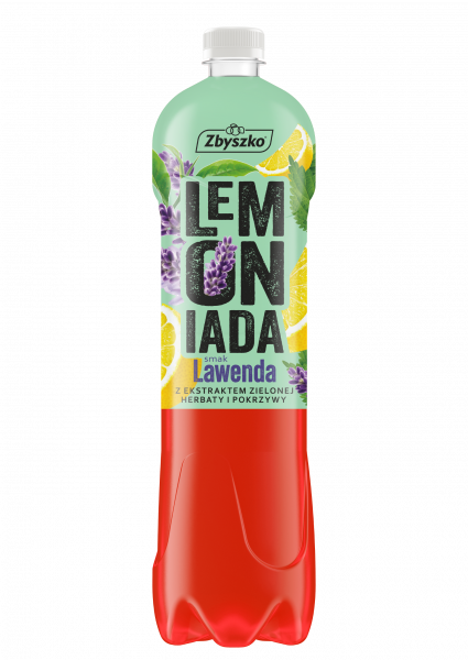 Zbyszko Lemoniada smak lawendy 1,25l niegaz