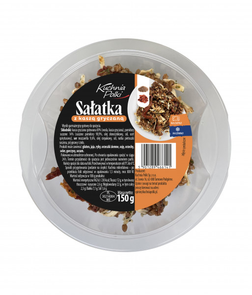 Sałatka Kuchnia Polki z kaszą gryczaną 150g 