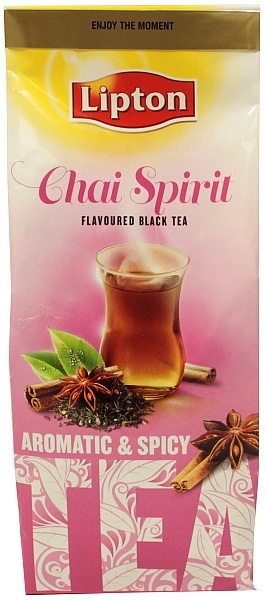 Herbata Lipton Indian Chai liściasta 