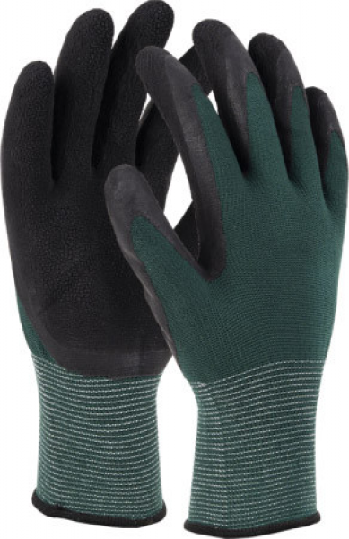 Rękawice Stalco poliestrowe latex foam s 8" 1szt